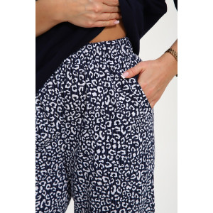 Костюм двойка женский №254 кулирка (р-ры: 46-56) синий