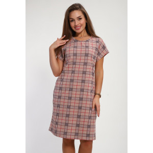 Туника женская №253 кулирка (р-ры: 48-58) бежевый