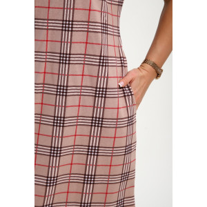 Туника женская №253 кулирка (р-ры: 48-58) бежевый