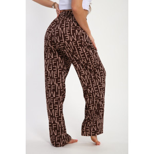 Брюки женские №225.2 кулирка (р-ры: 52-66) коричневый