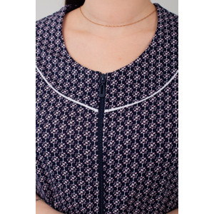 Халат женский К-53 "Очарование" кулирка (р-ры: 50-58) розовый