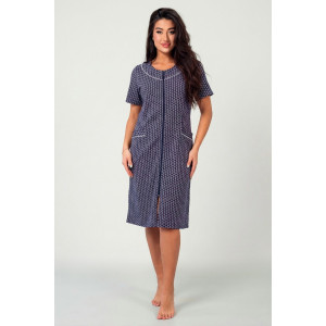 Халат женский К-53 "Очарование" кулирка (р-ры: 50-58) розовый