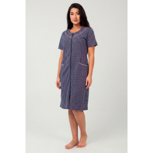 Халат женский К-53 "Очарование" кулирка (р-ры: 50-58) розовый