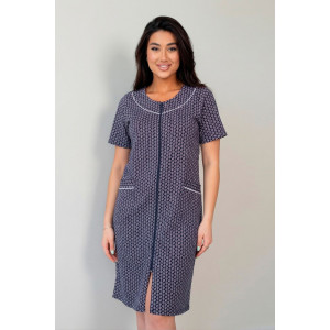 Халат женский К-53 "Очарование" кулирка (р-ры: 50-58) розовый