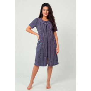 Халат женский К-53 "Очарование" кулирка (р-ры: 50-58) розовый