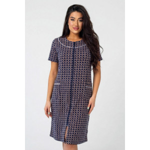 Халат женский К-53 "Очарование" кулирка (р-ры: 50-58) цепи