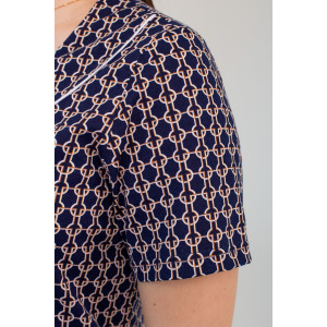 Халат женский К-53 "Очарование" кулирка (р-ры: 50-58) цепи