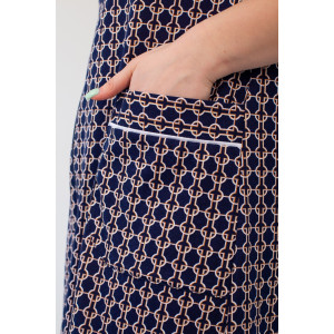 Халат женский К-53 "Очарование" кулирка (р-ры: 50-58) цепи