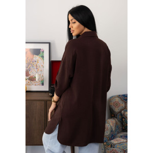 Туника женская 2178/4 жатка кантри (р-ры: 46-60) коричневый