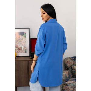 Туника женская 2178/3 жатка кантри (р-ры: 46-60) синий