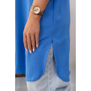 Туника женская 2178/3 жатка кантри (р-ры: 46-60) синий