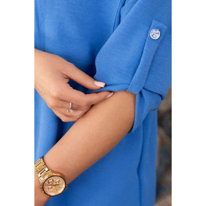 Туника женская 2178/3 жатка кантри (р-ры: 46-60) синий