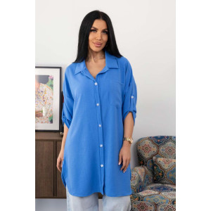Туника женская 2178/3 жатка кантри (р-ры: 46-60) синий