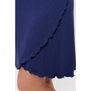 Халат женский №2278/1 вискоза (р-ры: 44-52) синий