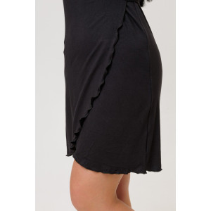 Халат женский №2278 вискоза (р-ры: 44-52) черный