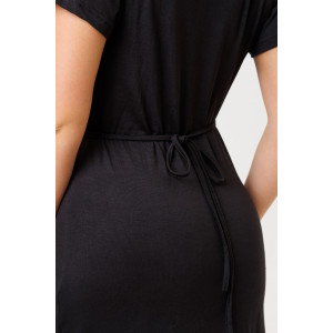 Халат женский №2278 вискоза (р-ры: 44-52) черный