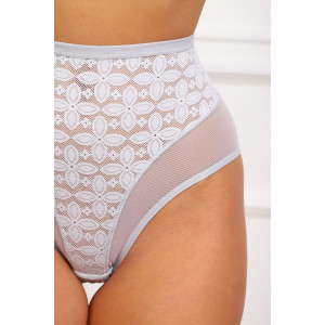 Трусы женские №64986 кружево (р-ры: 48-52) серый Трусы женские №64986 кружево (р-ры: 48-52) серый
