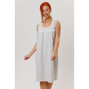 Сорочка женская №2273/2 кулирка (р-ры: 46-60) серо-бежевый