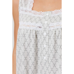 Сорочка женская №2273/2 кулирка (р-ры: 46-60) серо-бежевый