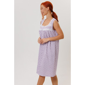 Сорочка женская №2273 кулирка (р-ры: 46-60) лиловый