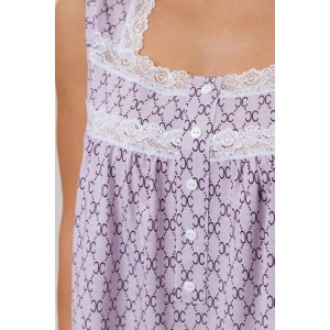 Сорочка женская №2273 кулирка (р-ры: 46-60) лиловый