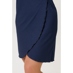 Халат женский №2270/2 лапша трикотажная (р-ры: 44-52) синий