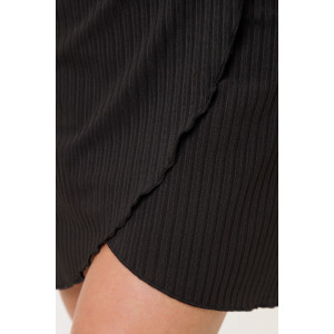 Халат женский №2270/1 лапша трикотажная (р-ры: 44-52) черный