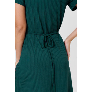 Халат женский №2270 лапша трикотажная (р-ры: 44-52) изумруд