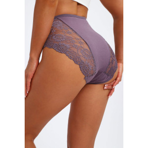 Трусы женские №45090 кулирка с лайкрой (р-ры: 48-52) фиалка Трусы женские №45090 кулирка с лайкрой (р-ры: 48-52) фиалка