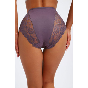 Трусы женские №45090 кулирка с лайкрой (р-ры: 48-52) фиалка Трусы женские №45090 кулирка с лайкрой (р-ры: 48-52) фиалка