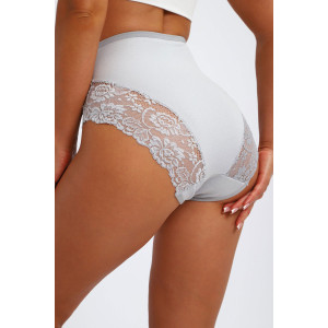 Трусы женские №45089 кулирка с лайкрой (р-ры: 48-52) серый