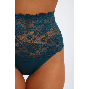 Трусы женские №45089 кулирка с лайкрой (р-ры: 48-52) изумрудный