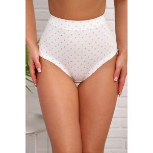 Трусы женские №64973 хлопок стрейч (р-ры: 52-54) белый