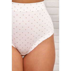 Трусы женские №64973 хлопок стрейч (р-ры: 52-54) белый