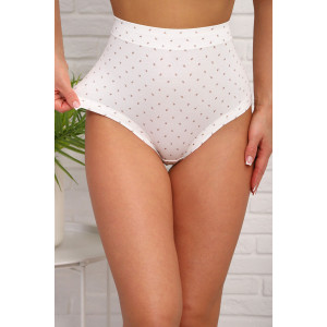 Трусы женские №64973 хлопок стрейч (р-ры: 52-54) белый