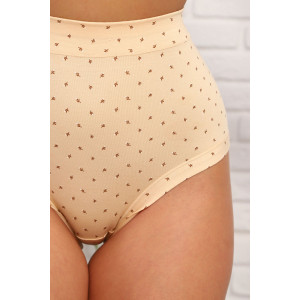 Трусы женские №64973 хлопок стрейч (р-ры: 52-54) бежевый