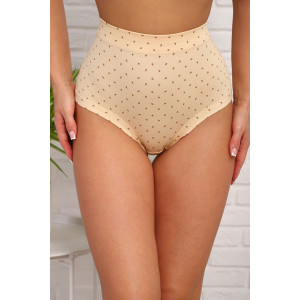 Трусы женские №64973 хлопок стрейч (р-ры: 52-54) бежевый
