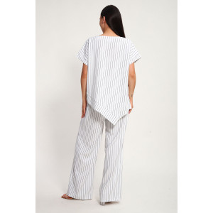 Костюм двойка женский К1380.3 искусственный лен (р-ры: 48-62)