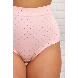 Трусы женские №64973 хлопок стрейч (р-ры: 52-54) розовый