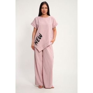 Костюм двойка женский К1380.2 искусственный лен (р-ры: 48-62)