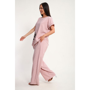 Костюм двойка женский К1380.2 искусственный лен (р-ры: 48-62)