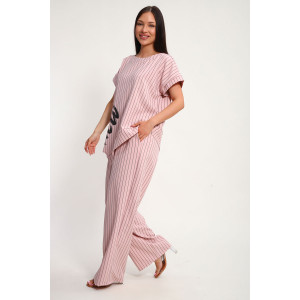 Костюм двойка женский К1380.2 искусственный лен (р-ры: 48-62)