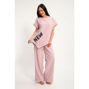 Костюм двойка женский К1380.2 искусственный лен (р-ры: 48-62)