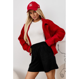 Шорты женские "Аманти-2" лён вискоза (р-ры: 42-52) черный