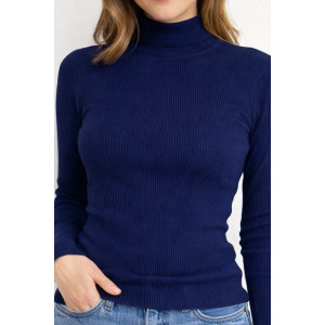 Водолазка женская №828 лапша (р-ры: 46-48) синий