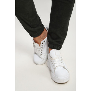 Костюм двойка женский №35279 вельвет (р-ры: 44-54) зелёный