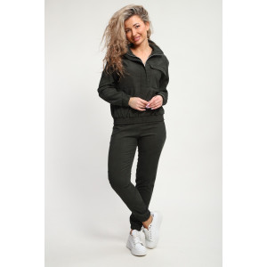 Костюм двойка женский №35279 вельвет (р-ры: 44-54) зелёный