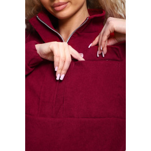 Костюм двойка женский №35279 вельвет (р-ры: 44-54) красный