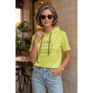 Футболка женская "Трейси Л" лакоста (р-ры: 44-62) лайм