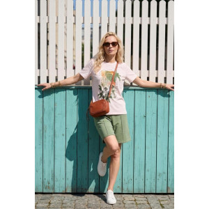 Костюм двойка женский "Парадиз В" кулирка+футер 2-х нитка (р-ры: 44-58) зеленый-2